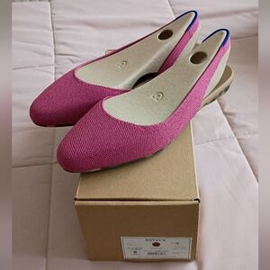 Rothy's Almond Slingback In Hibiscus Size 8 NIB